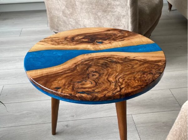 resin round cofee table