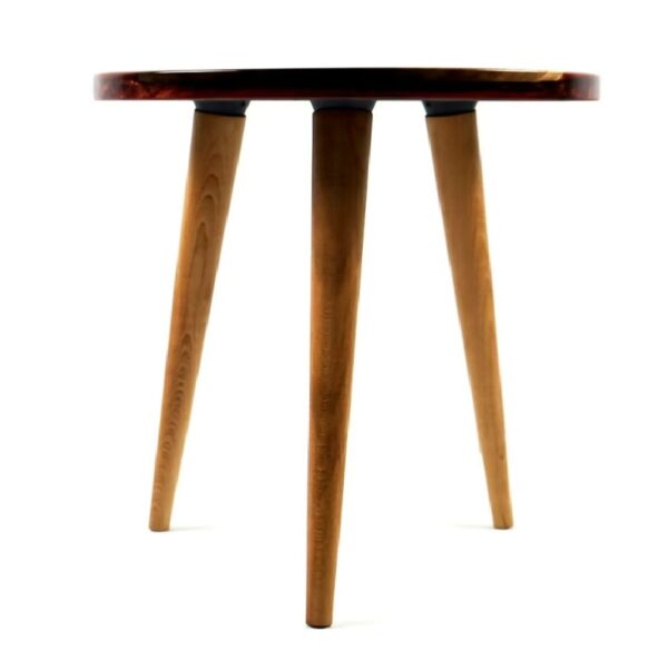 Epoxy Resin Round Coffee Table: MS- RCT-001 - Image 3