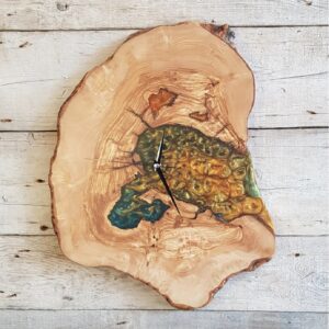 wooden clock