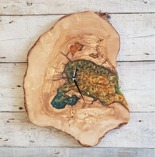 wooden clock
