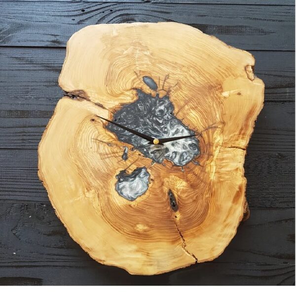 wood wall clock
