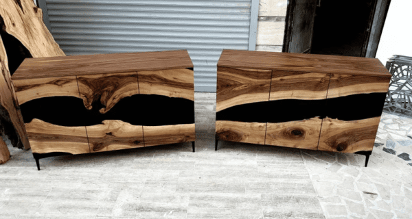 Epoxy Buffet Cabinet – Dining Room Resin Cupboard - Image 4
