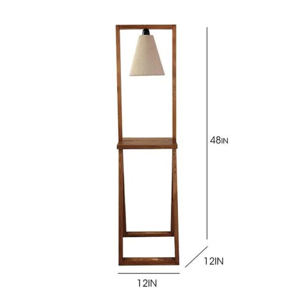 Solid Wood Floor Lamp – Wooden Bedroom Furniture - Image 3