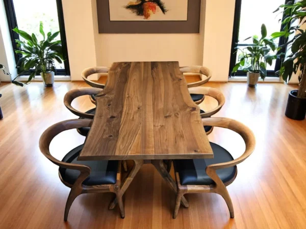 live edge dining table