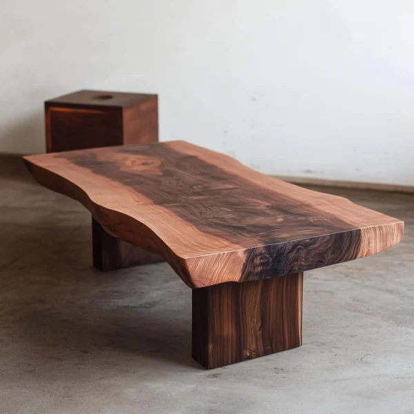 live edge coffee table