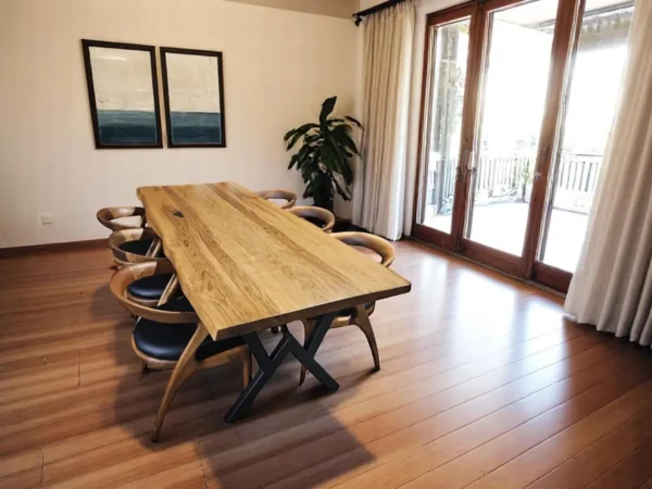Live Edge Dining Table: MS-LEDT-001 - Image 2