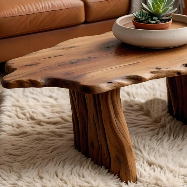 Live Edge Coffee Table: MS-LECT-003 - Image 2