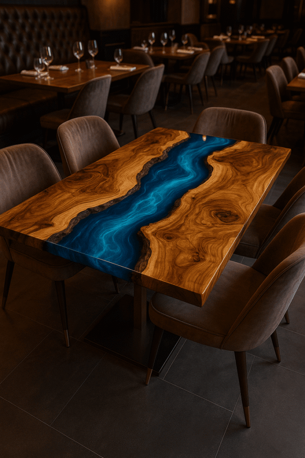Epoxy Resin Furniture - Restaurent Table