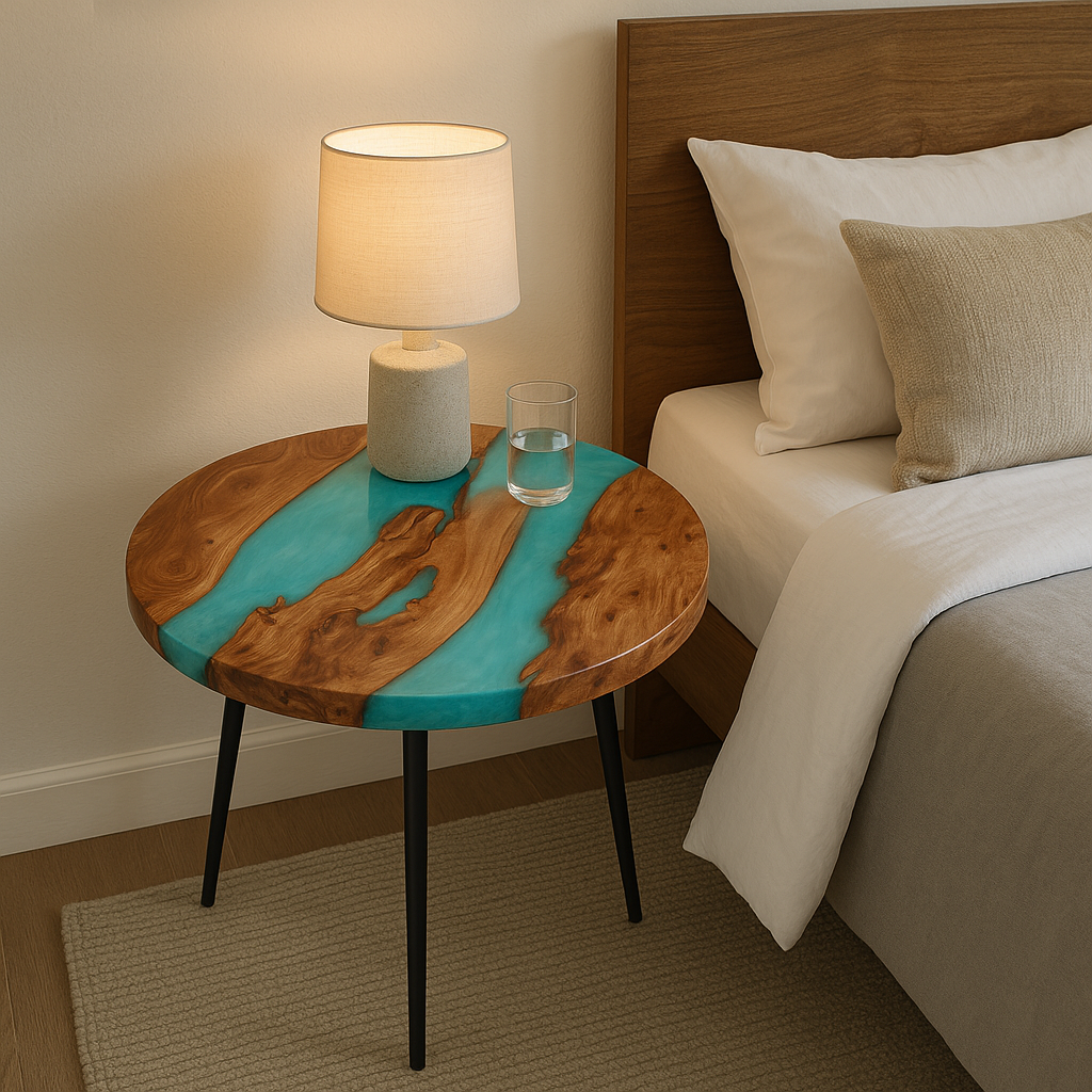 resin side table